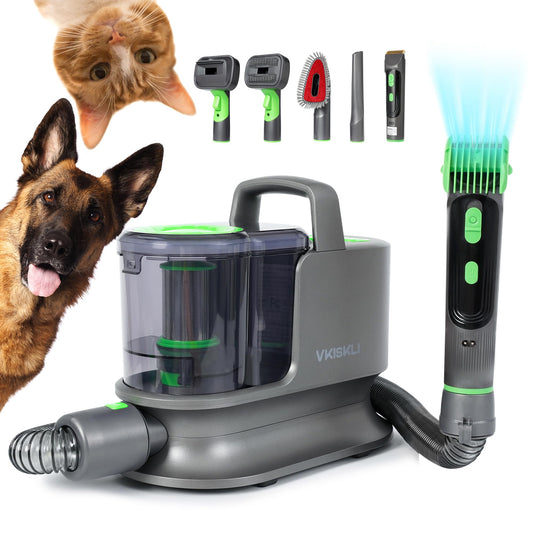 Vkiskli 4-in-1 Pet Grooming Vacuum Kit