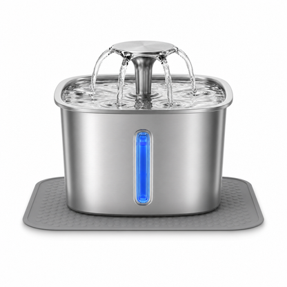 Veken 95oz Stainless Pet Fountain