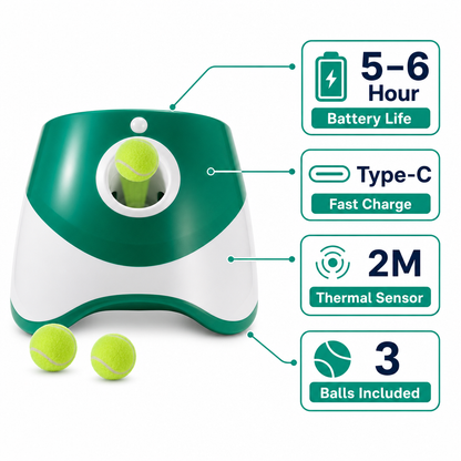 Automatic Tennis Ball Launcher for Dogs
