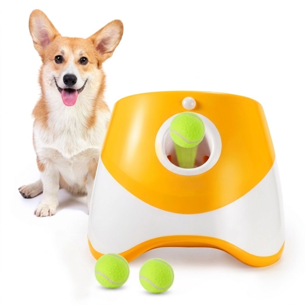 Automatic Tennis Ball Launcher for Dogs